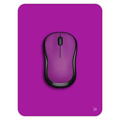 Audimi Small Mouse Pad 6 x 8 Inch, Mini Mouse Pad Thick for Laptop Wireless Mouse Home Office Travel, Portable & Washable (Purple) - color: Purple
