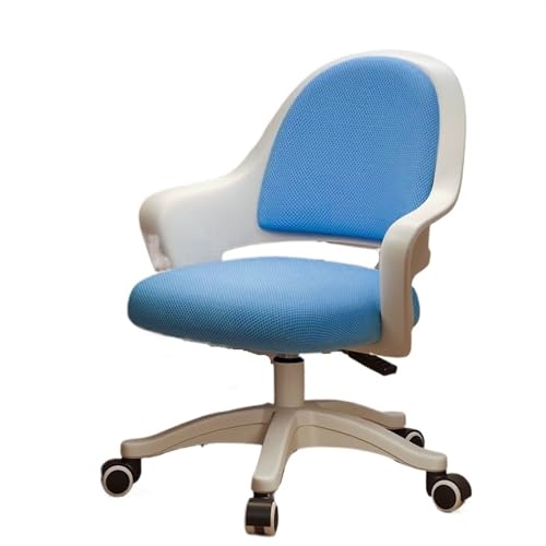 Office Chair Home Office Desk Chair for Petite Women, Adjustable Seat Height, Gaming Chair Ergonomic Office Chair Desk Chair(Blue) - color: Blue