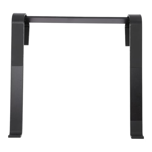 UKCOCO Aluminum Laptop Stand Cooling Riser Computer Holder with Ventilated Design, Multipurpose Notebook PC Holder for Home Office Use, Black