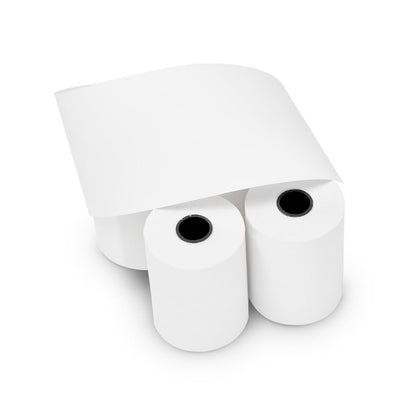 (25 Rolls) 2 1/4 x 85 Thermal Paper Receipt Rolls 2.25 x 85 ft, POS/Cash Register, Fits All Credit Card Terminals, Verifone VX510 VX570 FD50 T4220