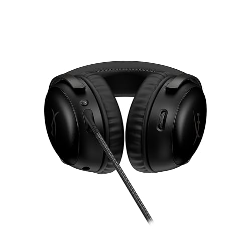 HyperX Cloud III – Wired Gaming Headset, PC, PS5, Xbox Series X|S, Angled 53mm Drivers, Spatial Audio, Memory Foam, Durable Frame, Ultra-Clear 10mm Mic, USB-C, USB-A, 3.5mm – Black - color: Black, size: Regular, style: Wired