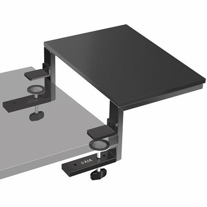 VIVO Black Clamp-on 15 in Desk Extension Shelf, DESK-SHELF15B - size: 15"