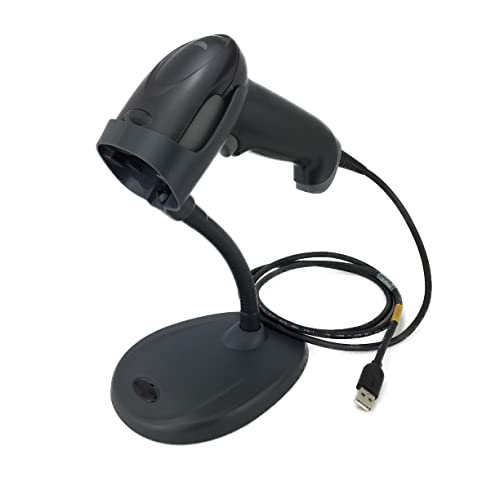 PWR UP Honeywell Voyager Extreme Performance (XP) 1470g Handheld Corded Barcode Scanner (2D, 1D, PDF, Postal), Includes Stand and USB Cable
