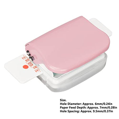 Manual Binding Machines, Heavy Duty 6mm Coil Binding Machine with Ruler for B5 A5 Documents Multipurpose Hand Punch Tool for Office School Use