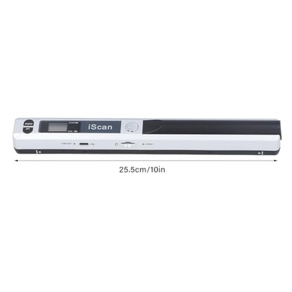 Portable Scanner, Mobile Document Scanner A4 Scanning for Photo (Silver)