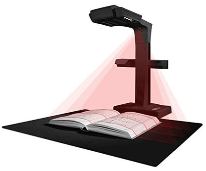 CZUR ET18 Pro Professional Document Scanner, 18MP HD Document Camera | 2nd Gen Auto-Flatten&Deskew Tech, Capture A3, 186 Languages OCR, Convert to PDF/Searchable PDF/Word/Excel, for Windows&macOS - size: ET18 Pro