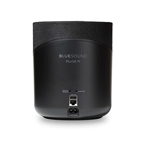 Bluesound Pulse M Omni-Hybrid Wireless Music Streaming Speaker with Bluetooth - Black - Compatible with Alexa and Siri - color: Black