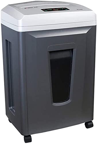 Shredders 6-Sheet Cross-Cut Heavy Duty Paper Shredder 60-Minute Continuous Run Time Strong Shredding Ability and High Security for Office and Home Use 24L Wastebasket Gray