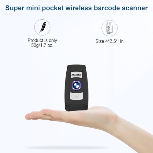 2D QR Barcode Scanner Omnidirectional Hands-Free USB Automatic Barcode Reader for Mobile Payment Computer Screen Scan - color: Black