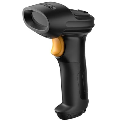 Inateck 2D Barcode Scanner, Wireless Bluetooth QR Code Scanner with AI APP & SDK, 180-Day Battery Life, Fast & Accurate Scanning, Compatible with iOS/Android/Windows - color: Black