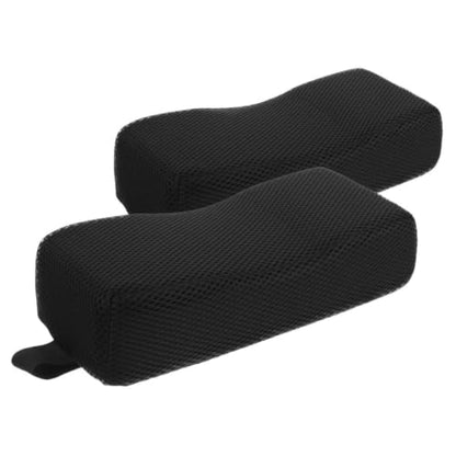 2 Pcs Breathable Neck Support Pillows for Wheelchair and Office Chair Headrest Attachment with Easy Installation and Sponge Material for Comfortable Head and Neck Support