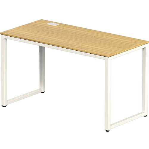 SHW 48-Inch Commercial-Grade Office Computer Desk, Oak - color: Black, size: 48-Inch