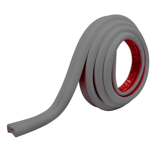 TV Cord Hider – Flexible Wall Cord Cover Slim Design Silicone Cable Raceway - Self Adhesive, Cut to Size Design for Hiding Wires on Wall - Clean Home Setup Cable Concealment (Grey 3 Feet) - color: Grey, size: 3 Feet