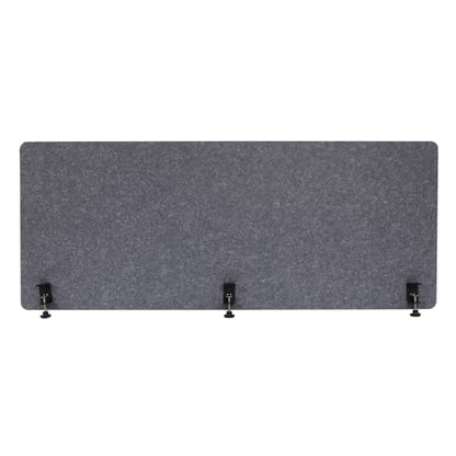 Clamp-on Acoustic Desk Divider, 59x24 Inch Freestanding Privacy Panel Sound Absorbing Cubicle Desk Divider Removable Acoustic Partitions for Offices, Classrooms,Library