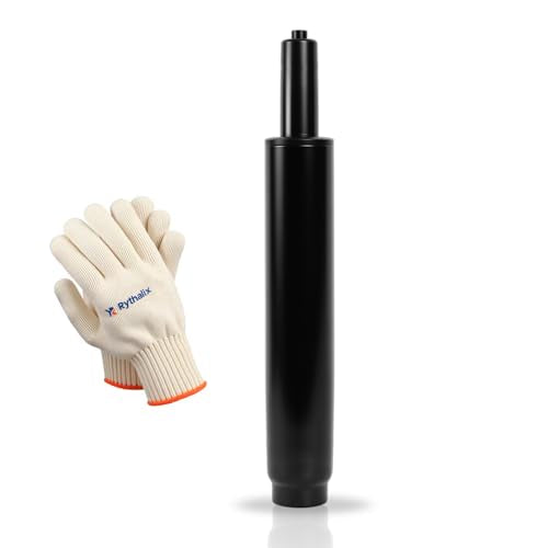 12.2-18.5 Inches Office Chair Cylinder Replacement, TOP-Activated - color: Matte Black, size: 6.3‘’ Height Range