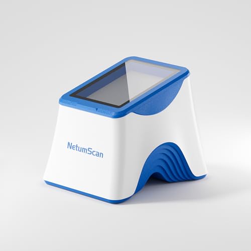 NetumScan Desktop Barcode Scanner, Omnidirectional QR Reader for Retail