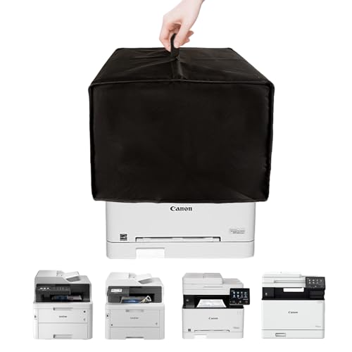 Printer Dust Cover,Protective Waterproof Anti-Static Dustproof Heavyweight Home Enclosure Accessories Black Fabric Covers,Compatible with Brother HLL3290CDW and Canon Color ImageCLASS MF656Cdw