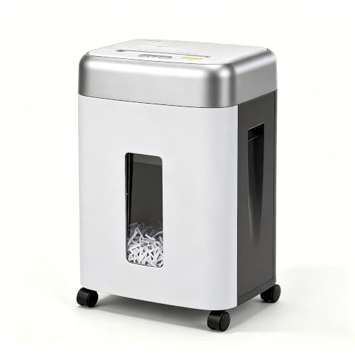 Wingwise 25 Sheets Paper Shredder Heavy Duty for Home Office | 60 Mins Runtime, P-4, 9.2 gal, Cross Cut, Shreds CDs & Credit Cards - color: White: 25 Sheets, size: P-4 Security