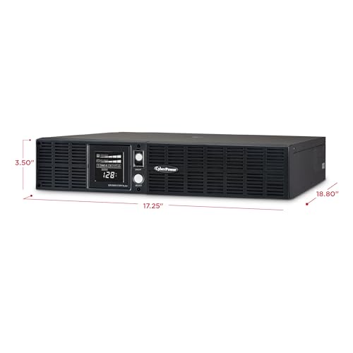 CyberPower OR1500LCDRTXL2U Smart App LCD UPS Battery Backup - size: 1500VA XL
