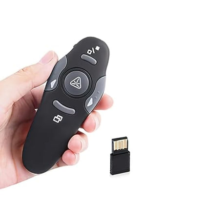 Wireless Presentation Remote Control, PPT Flip Pen,Projection Pen,Business Office Presentation Pen, USB Receiver, Compatible with PowerPoint Excel Word, for Business Meetings Lectures