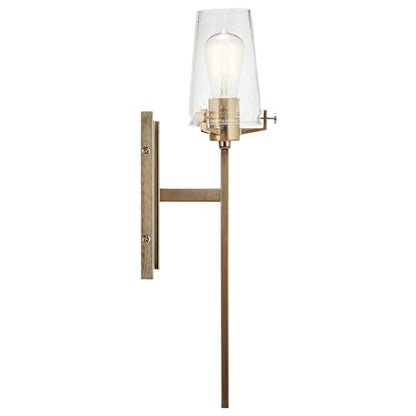 Kichler Alton 22" 1-Light Wall Sconce Light, Champagne Bronze