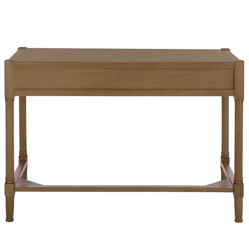 SAFAVIEH Home Collection – Filbert Desert Brown Writing Desk, 2-Drawer Traditional Desk, Classic Home Office Design (DSK5701G) - color: Desert Brown