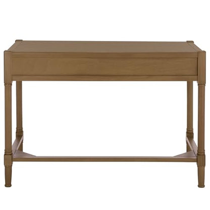 SAFAVIEH Home Collection – Filbert Desert Brown Writing Desk, 2-Drawer Traditional Desk, Classic Home Office Design (DSK5701G) - color: Desert Brown