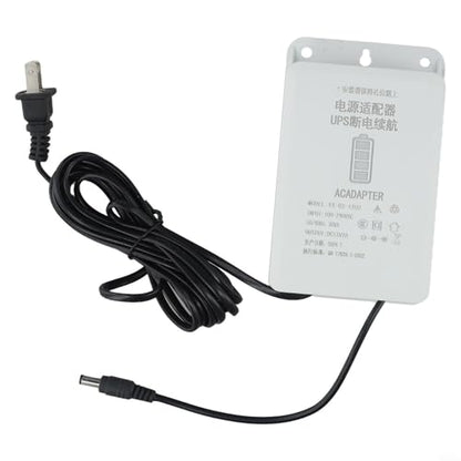 DC 12V-2A Mini UPS Battery Backup Interface with 6000mAh Capacity for WiFi, Router, Modem, and Security Cameras - Uninterruptible Power Supply Adapter for Outdoor Use