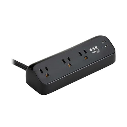 Eaton Tripp Lite TLP310U30CLAMPB Desk Clamp Surge Protector & 2 USB-C Ports