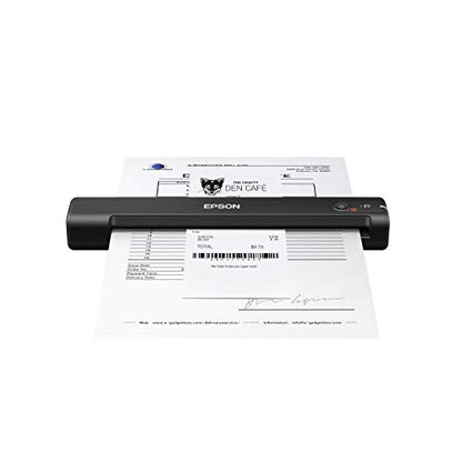 Epson Workforce ES-55R Mobile Receipt and Document Scanner with Receipt Management Software for PC and Mac - style: ES-55R - New