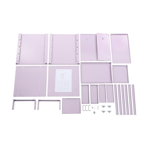 3 Drawers File Cabinet, 16*11*18.9In Aluminum Alloy Mobile Filing Cabinet Rolling Filing Cabinets Rectangular Storage Cabinets with Lock&4 Wheels for Kitchen Bedroom Living Room (Purple) - color: Purple