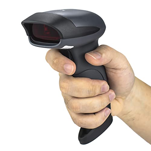 NETUM USB Laser Barcode Scanner, Handheld 1D Wired Bar Code Scanner | Scanning UPC EAN Reader Gun Retails for Supermarket, Convenience Store, Warehouse - NT-M1 - size: 1D -M1