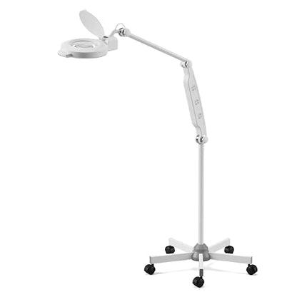 Elitzia 5X Magnifying Floor Lamp with Light for Esthetician