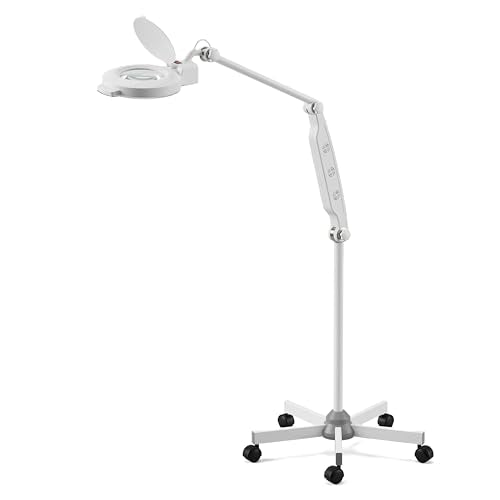Elitzia 5X Magnifying Floor Lamp with Light for Esthetician