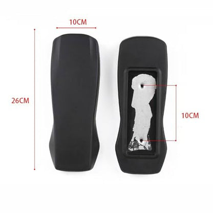 Milageto 2X Office Chair Armrest Pads Replacement PU Leather Universal Accessories Comfortable Water Resistant Office Chair Arm Rest, Style B