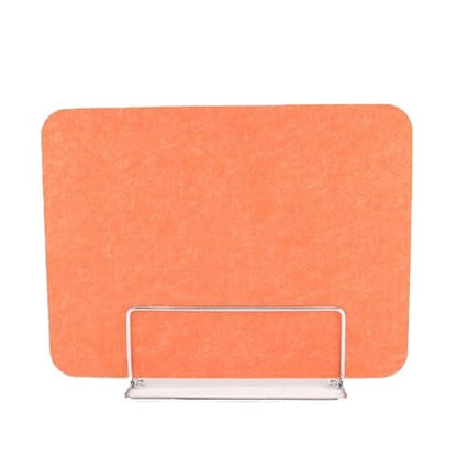 Acoustic Desk Divider Panels - Soundproof Office & Classroom Partitioning Solution, Noise Reduction, 2 Units - color: Orange, size: 30X120cm