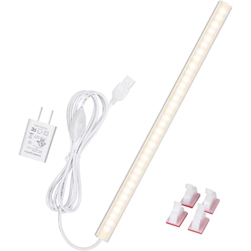 Under Cabinet Lights, 12 Inch Dimmable LED Under Cabinet Lighting, Natural White 4000K, Slim Under-Counter Light Fixtures with Memory Function, Under Counter Lights for Kitchen, Desk Light Bar - color: Natural White, size: 12 Inch - with Plug