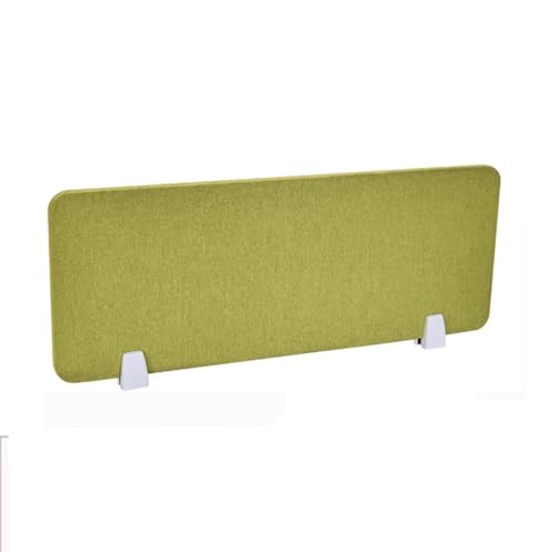 Acoustic Desk Divider - Soundproof Office Partition Panel for Enhanced Privacy & Noise Reduction - Tabletop Workstation Screen for Improved Focus & Productivity - color: Green, size: 80x30cm