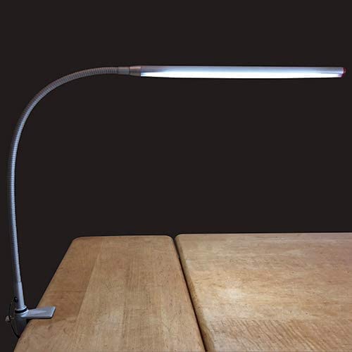 Americanails FlexiLamp Touch - LED Table Desk Lamp - Removable Clamp - Adjustable Lighting for Nail Stations - Manicure Table Light - Flexible Arm – 3 Brightness Levels - Touch Sensor - 300 Lumens - size: Standard
