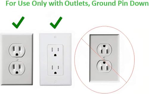 Smart Sleek Socket: Universal Outlet Concealer with Wi-Fi Smart Power Strip - size: 5 ft - Smart, style: Standard Outlet