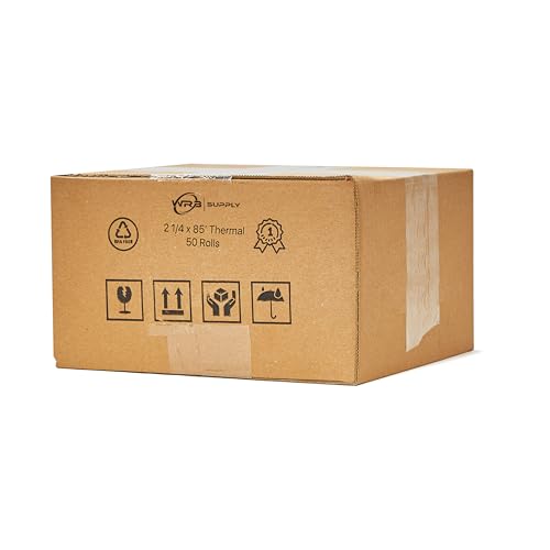 (50 Rolls) 2 1/4 x 85' First Data FD130 FD50 FD400 FD55 FD100Ti Thermal Paper - size: 2-1/4" x 85' Thermal