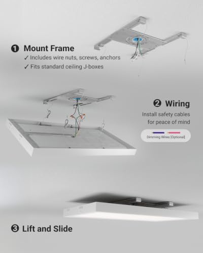 Sunco 10 Pack 1x2 LED Flat Panel Lights 3CCT Selectable, 16-20W, Dimmable | 2000LM, Selectable Wattage 16W/18W/20W, CCT 3500K/4000K/5000K, Office and Drop Ceiling Lighting Troffer Replacement - size: 1x2