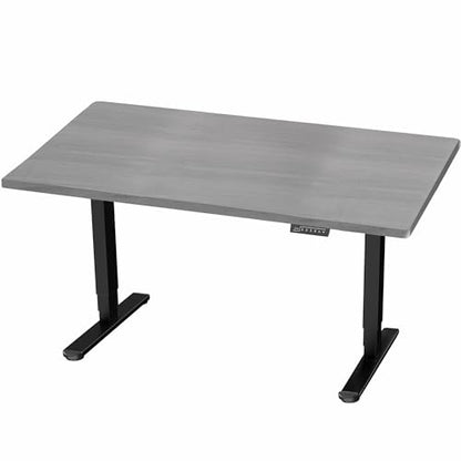 VIVO Dark Gray 55 x 28 in Standing Desk, DESK-KIT-2B55G - color: Dark Gray Top / Black Frame, size: 55 x 28