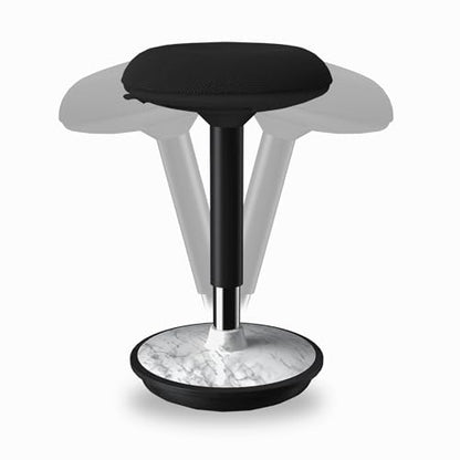 Adult Wobble Stool,Anti-Fatigue Standing Desk Stool (Marble) - color: Marble