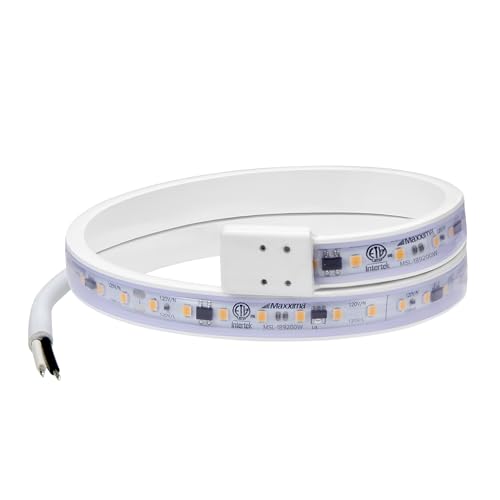 Maxxima 18 in. Hardwired LED Under Cabinet Strip Light, 690 Lumens, 3000K - size: 18 Inch