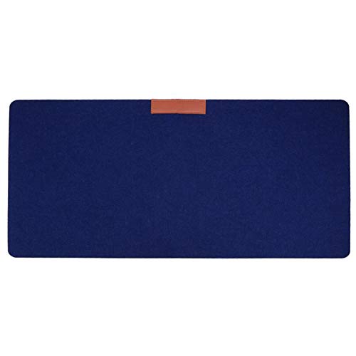 Large Felt Mouse Pad, Home Modern Large Keyboard Mouse Pad Table Desk Mat 700 * 330mm 60x30cm Non-Slip Computer Table Mat(30x60cm,Black) - color: Black, size: 0.8" x 1.9"