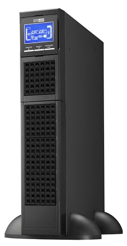 OPTI-UPS DS3000E-RM II (Tower/Rackmount) (3000VA / 3000W) Online Double Conversion Uninterruptible Power Supply, Pure Sinewave, UPS Battery Backup Surge Protection (Needs 30 amp Outlet, See Picture) - size: 3000va-Tower-Rackmount
