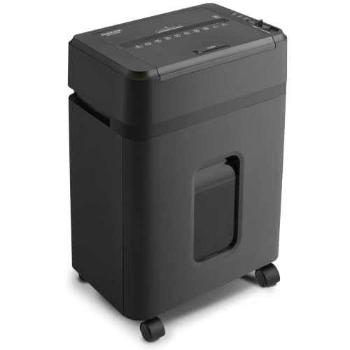 Aurora Professional Grade AU110MA 110-Sheet Auto Feed Micro-Cut Paper and Credit Card Shredder with 4 Gallon Pullout Basket / 30 Minutes/Security Level P-4 - size: 110-Sheet AutoFeed MicroCut
