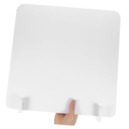 Partition Board for Dining Rooms Isolation Edges Break-Resistant Design for Health Safety - size: 40x40x2cm