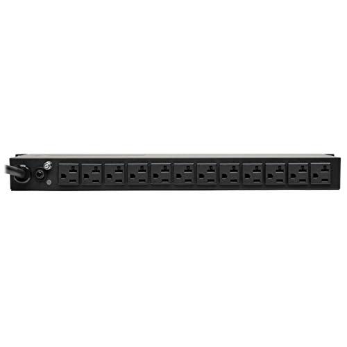 Tripp Lite PDU 1.92kW, 120V, Single-Phase Basic PDU with Isobar Surge Protection - 3840 Joules, 14 Outlets, L5-20P Input (5-20P Adapter), 15 ft. Cord, 1U (PDUH20-ISO) - size: 20 Amps, style: 14 Outlets